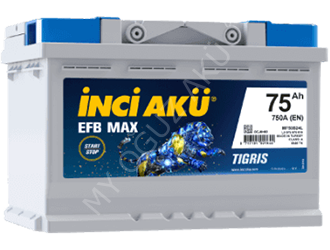 İNCİ Start Stop EFB Max Tigris