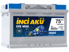 İNCİ Start Stop EFB Max Tigris